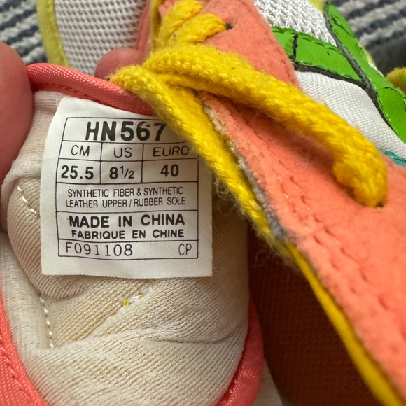 Asics Onitsuka Tiger Ultimate Athletic Running Shoes Women Sz 8.5 Color block - Picture 5 of 8